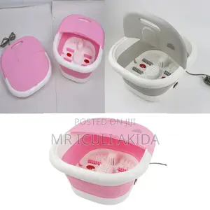 Folding Atomatic Heating Magnetic Therapy Foot Tub Massager
