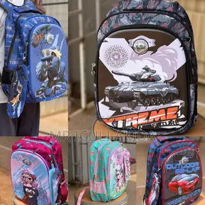Kids School Bag With Lights and Side Pencil Bag