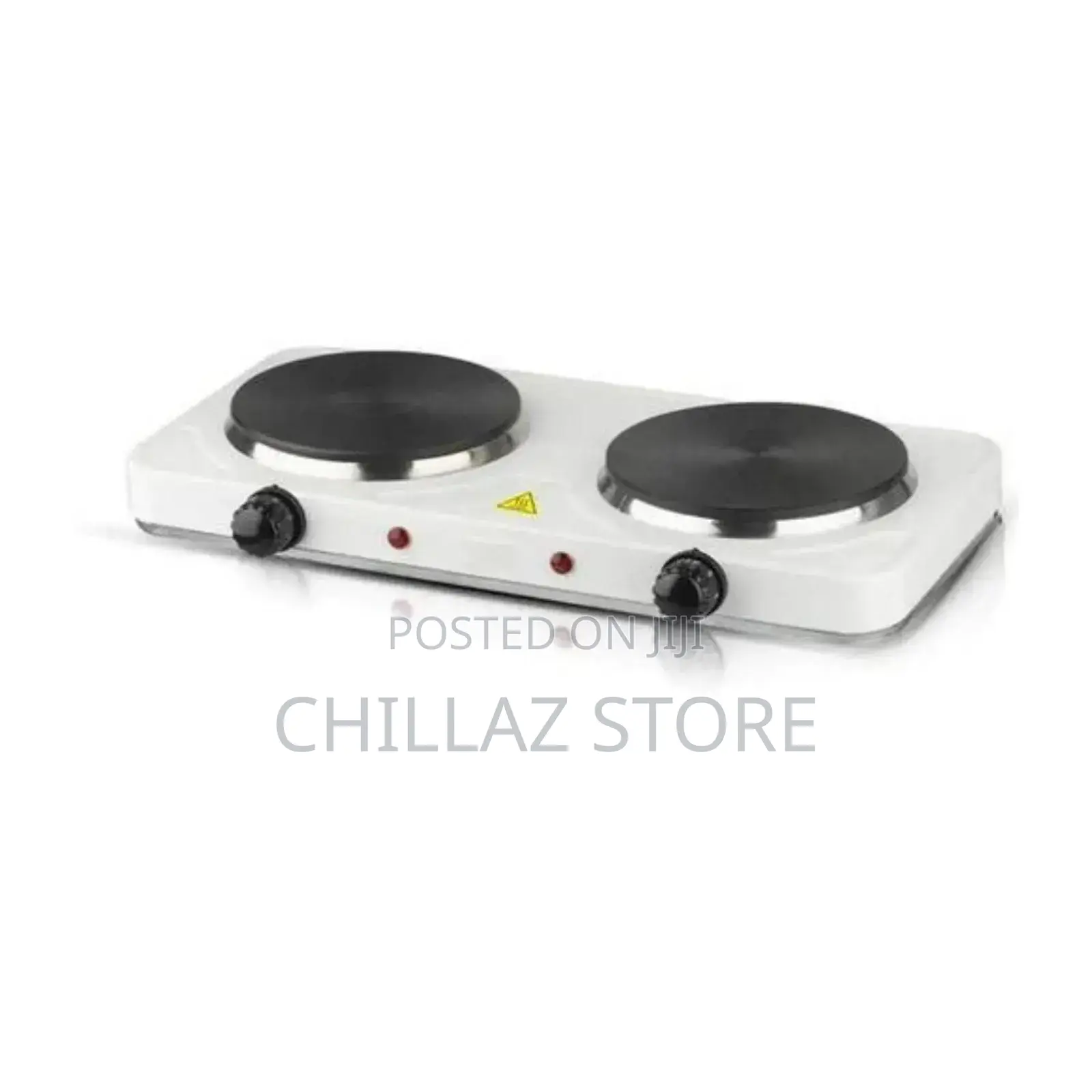 Electric Double Burner Solid Hot Plate.