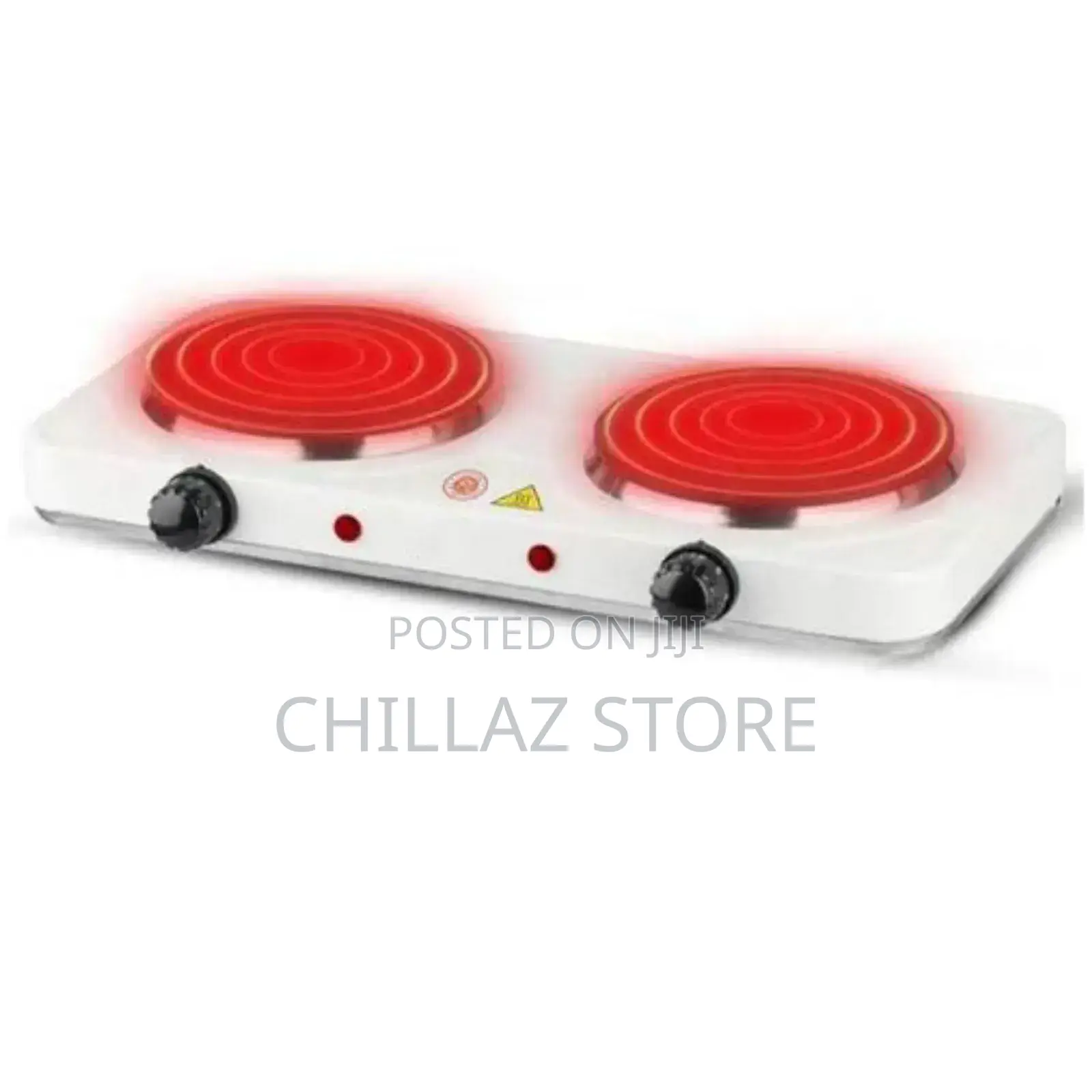 Double Burner Solid Hot Plate Cooker.