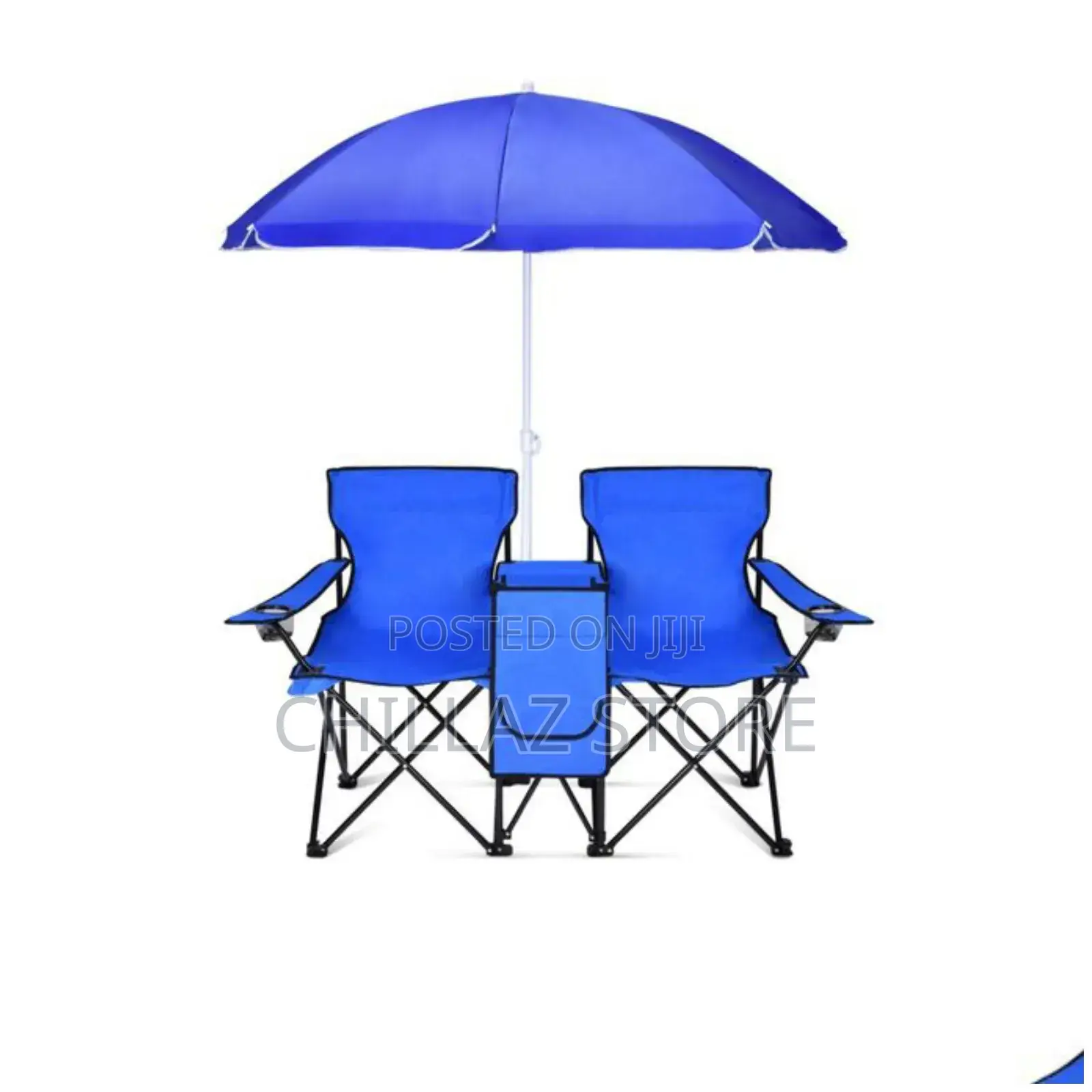 Double Folding Beach Chair.