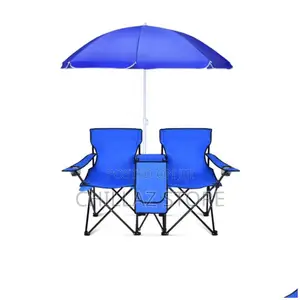 Double Folding Beach Chair.