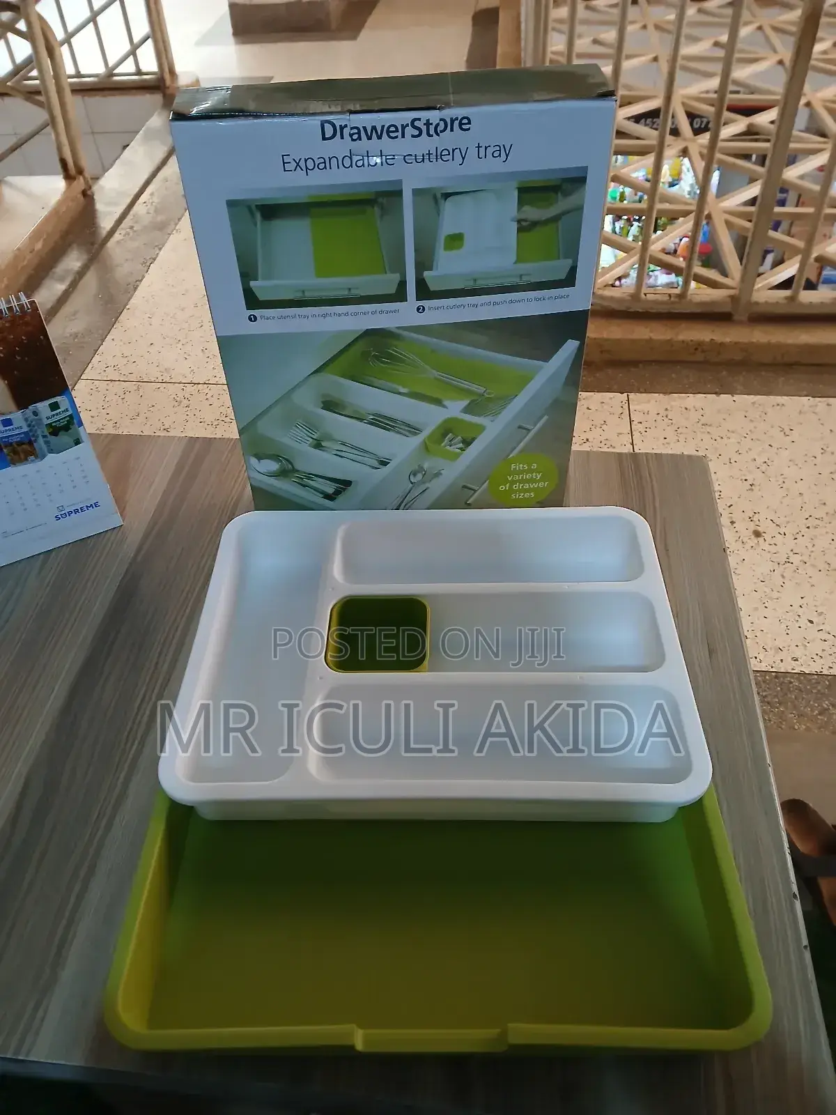 Drawer Store Expandable Cutlery Tray Shelf Organiser