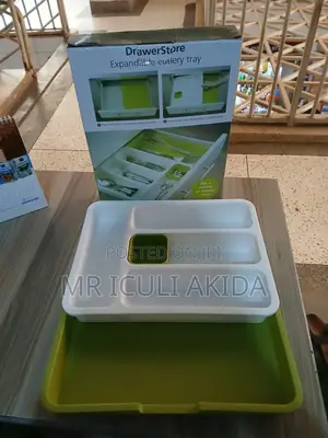 Drawer Store Expandable Cutlery Tray Shelf Organiser