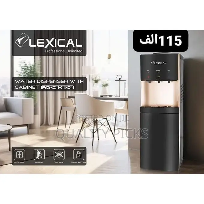 LEXICAL 3 Tap Hot Cold Normal Water Dispenser