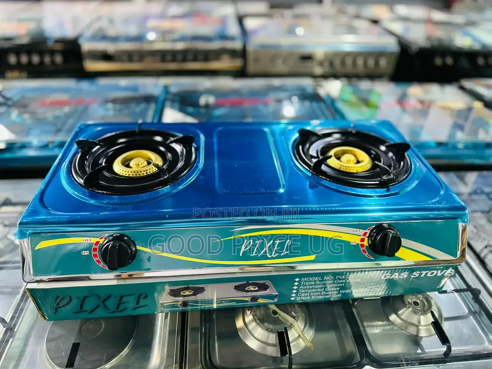 Pixel Double Stainless Gas Burner