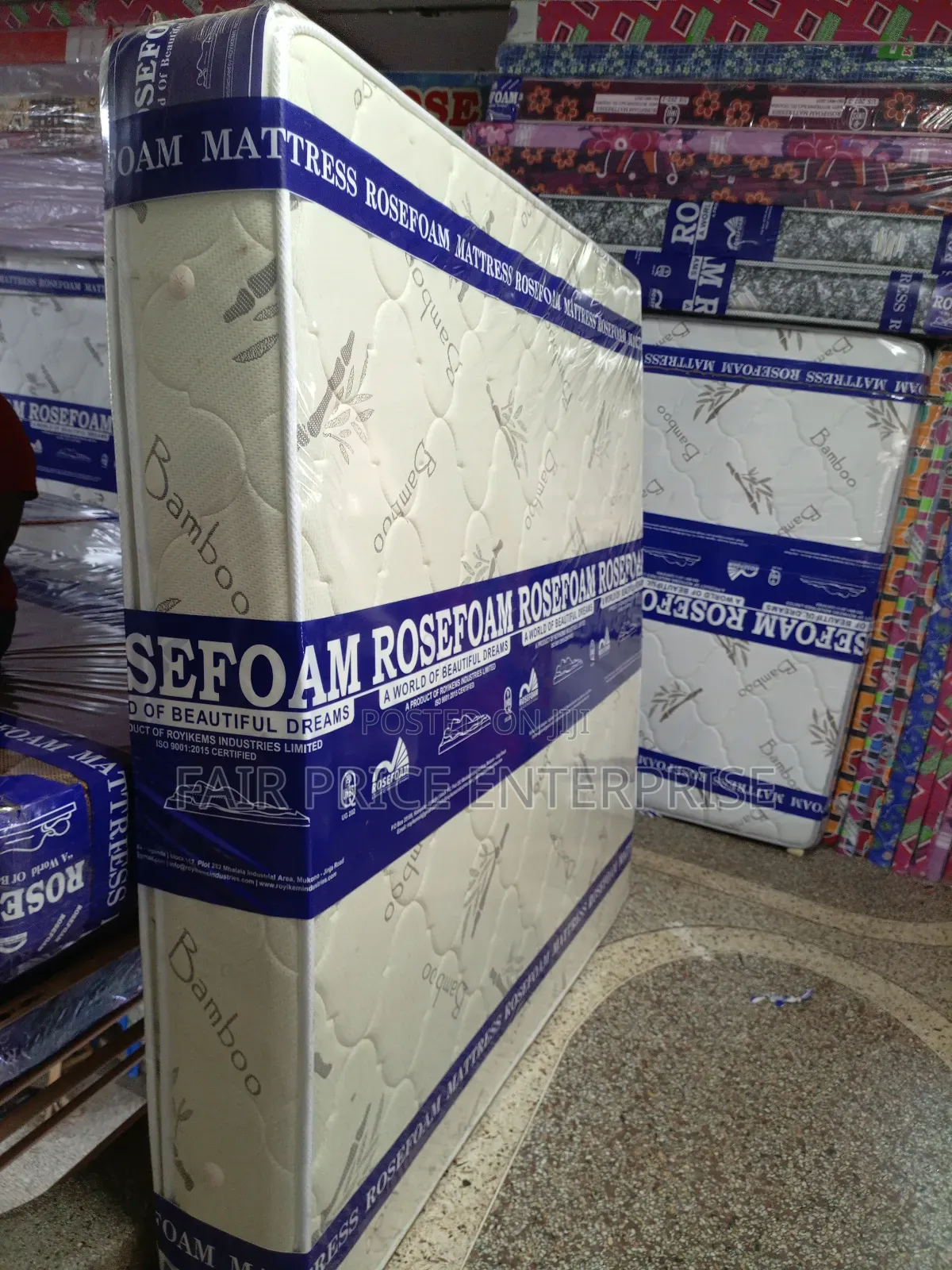 Spring Mattress Double Layer 4x6x10 Inches Rosefoam