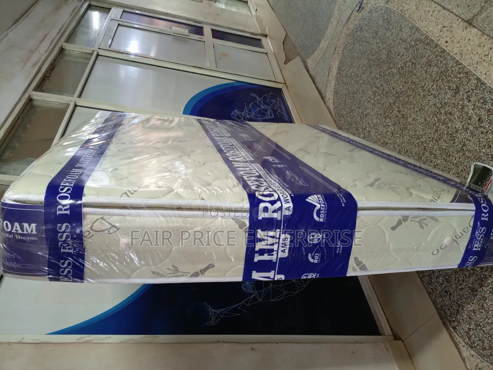 Spring Mattress Double Layer 4x6x10 Inches Rosefoam