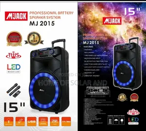 Mjack Rechargeable Speaker 15"