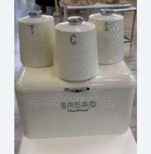 Elegant Bread Bin With Canisters
