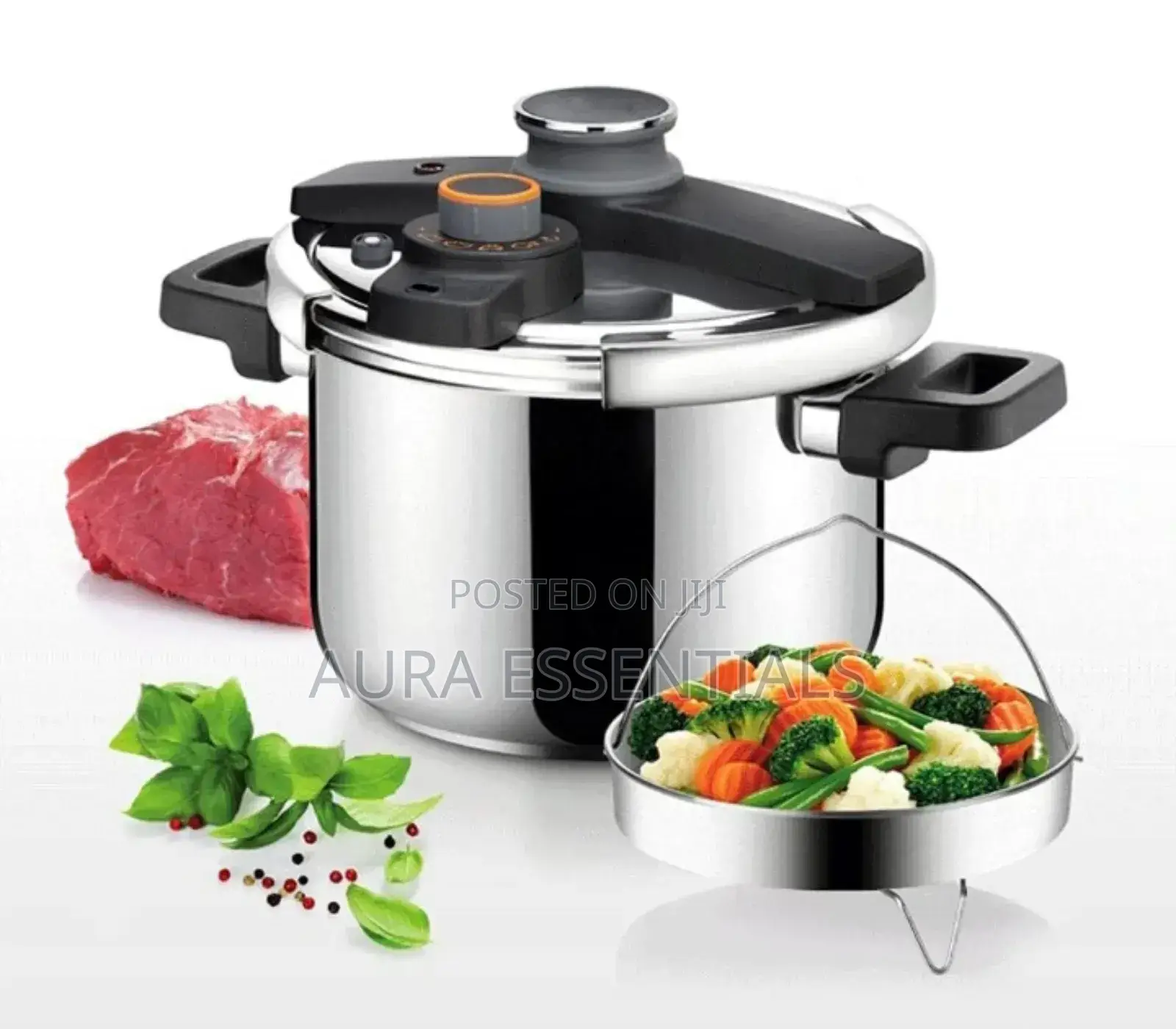 8L Classic Stainless Steel Pressure Cooker