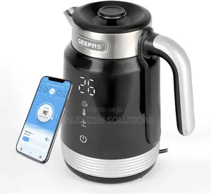 GEEPAS 1.7L Smart Rapid Boil Dualwall Stainless Steel Kettle