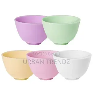 5pcs Baby Feeding Bowl Odorless Anti Drop Silicone Bowl