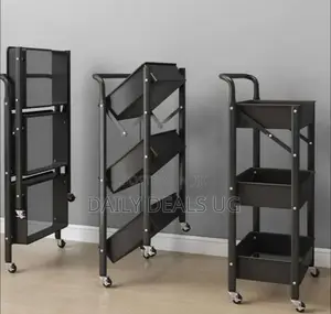 Black Stroller Storage Rack