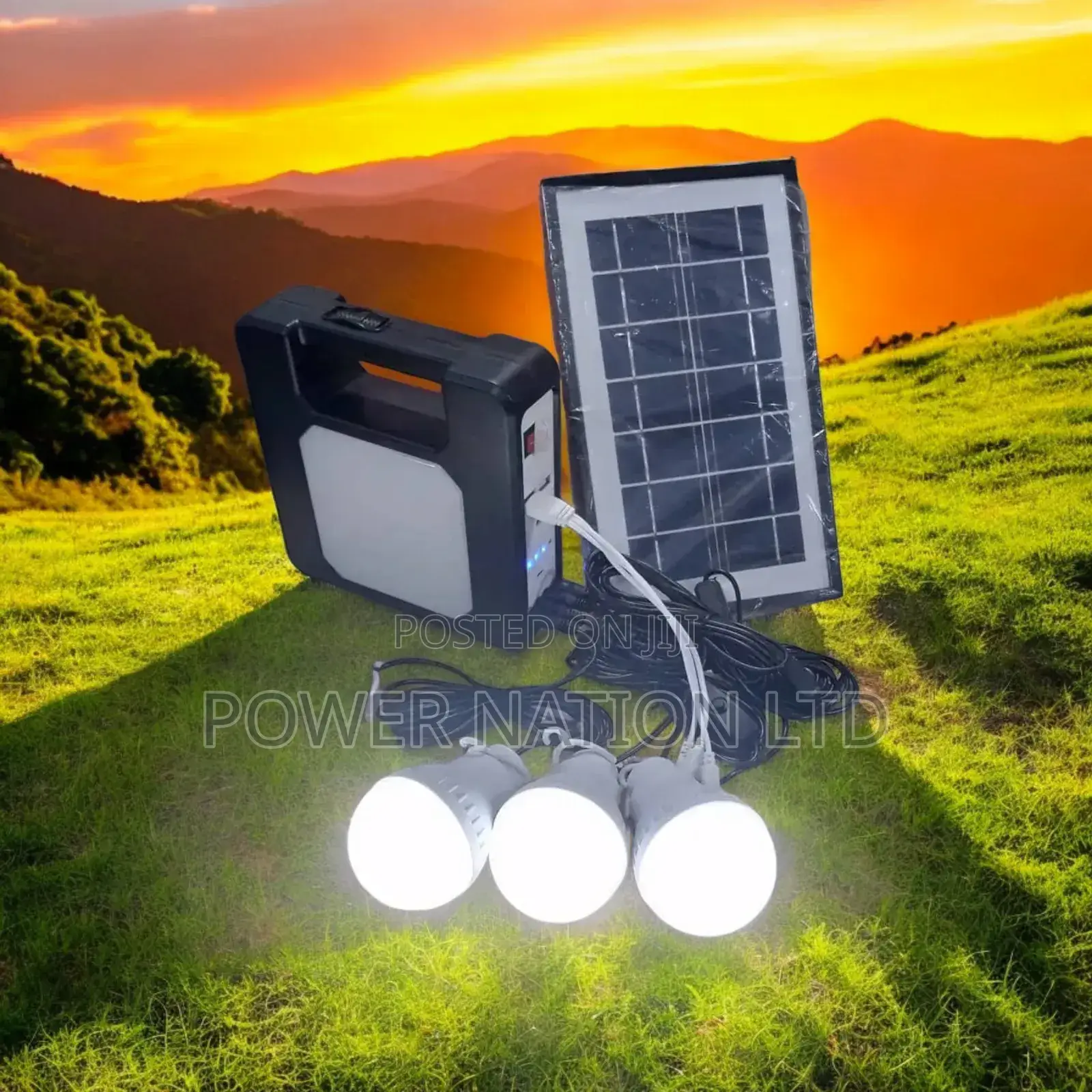 3 Bulbs Mini Solar Kit
