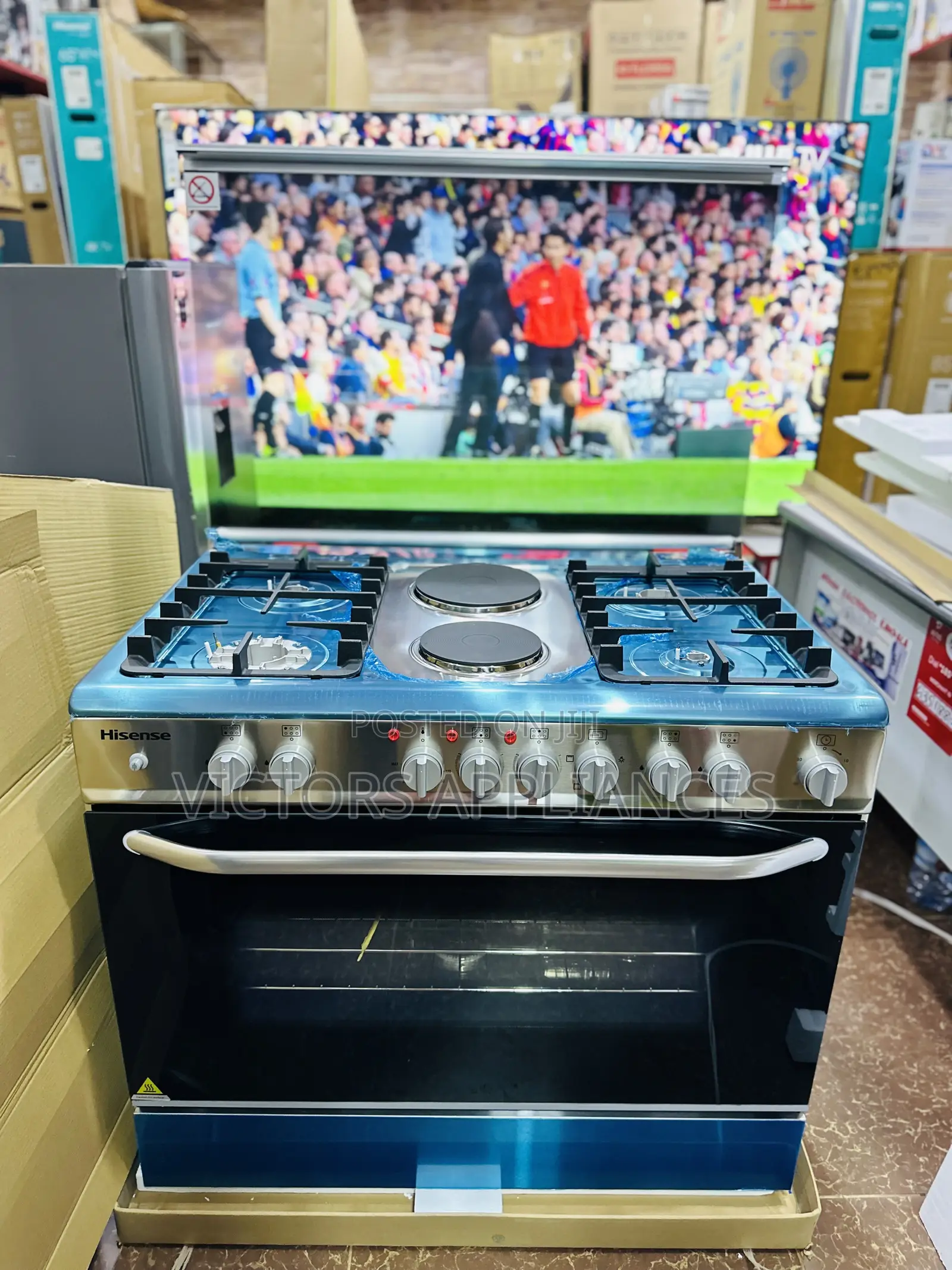 Hisense Cooker 90 by 60cm 4+2