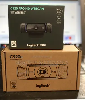 Logitech C920e/ C920 Pro Zoom or Conferencing Webcams