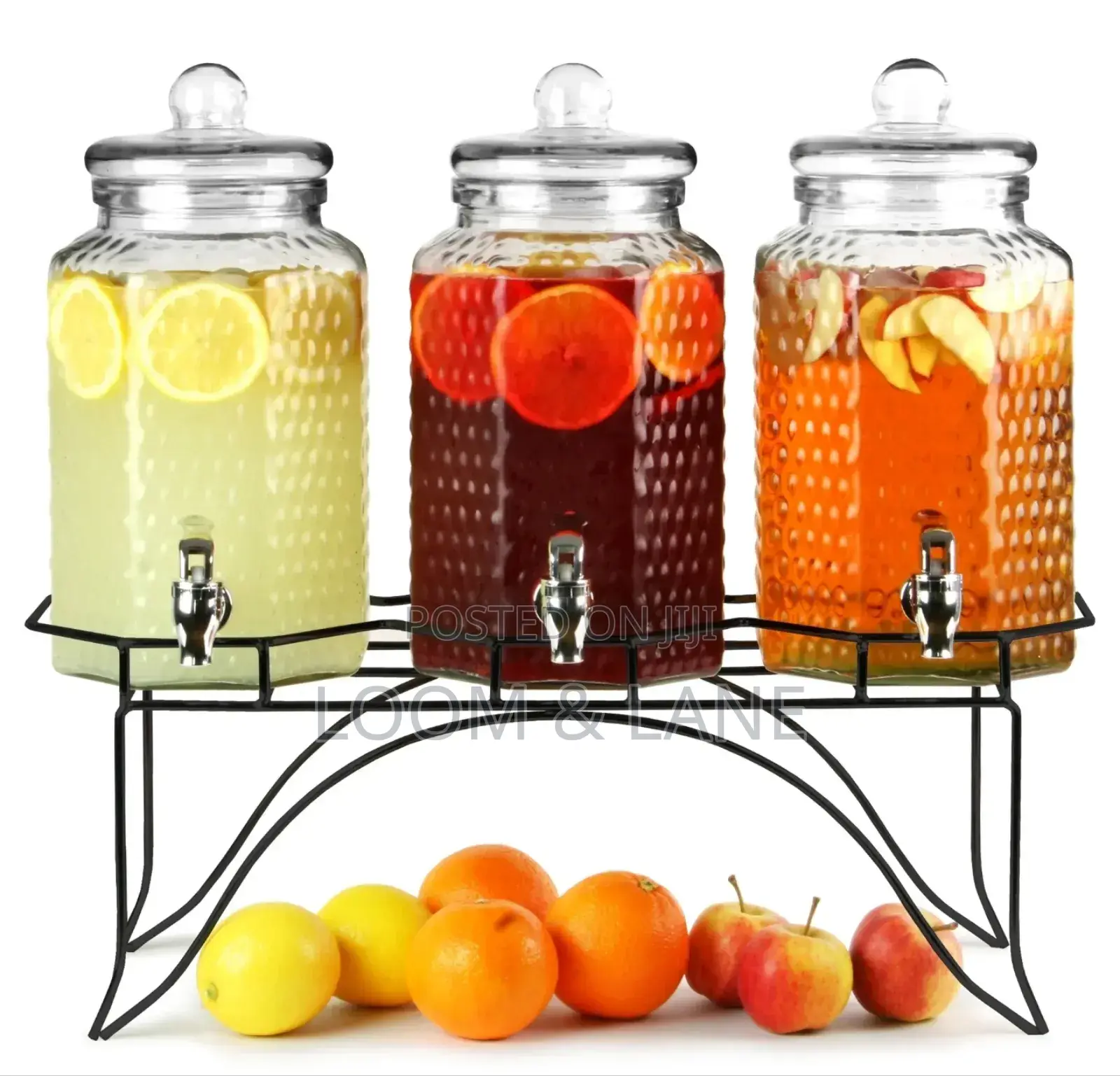 Triple Drinks Dispenser With Stand