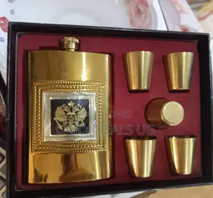 Gold Hip Flask
