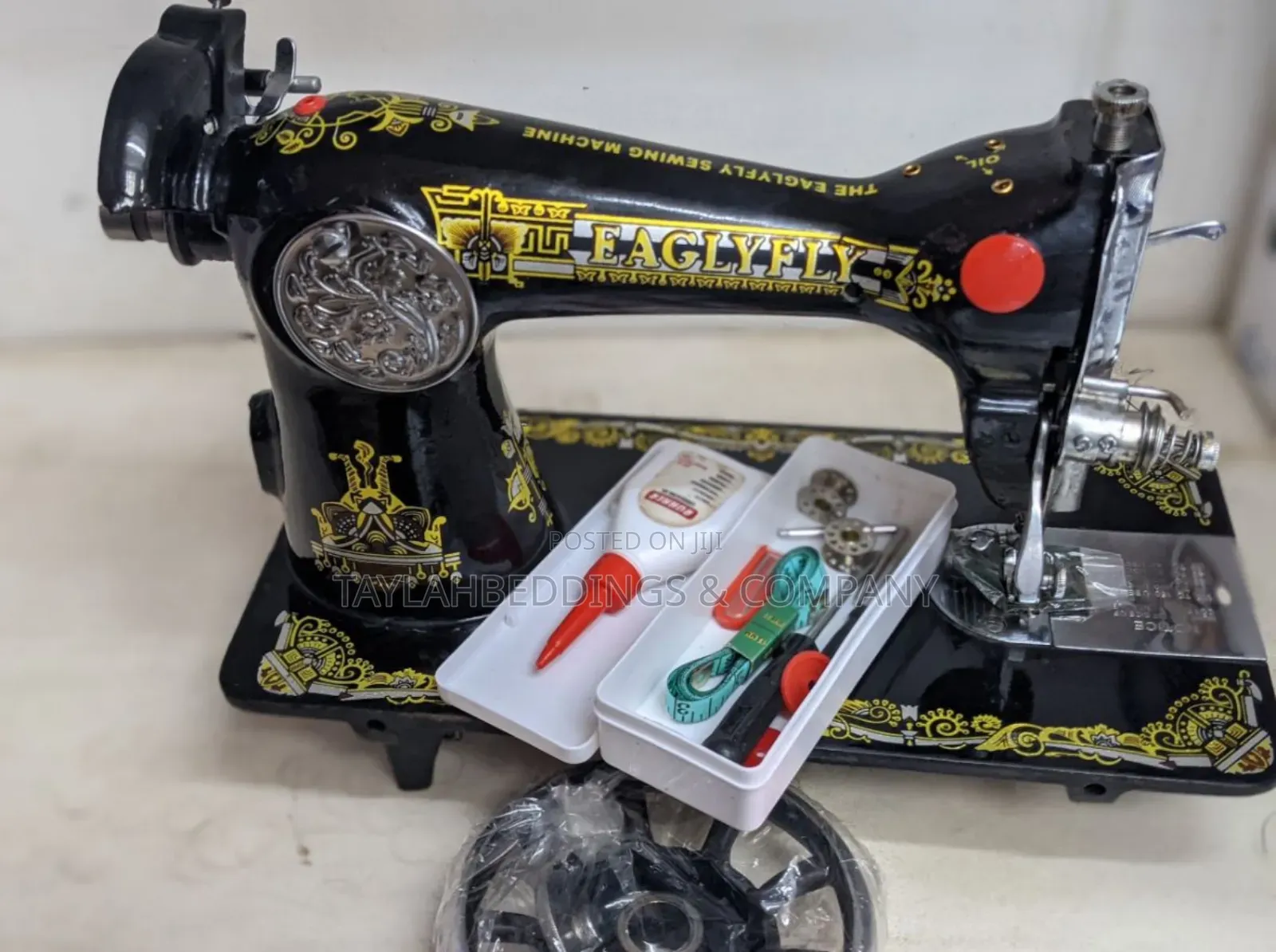 Black Original Sewing Machine Head - Eagle
