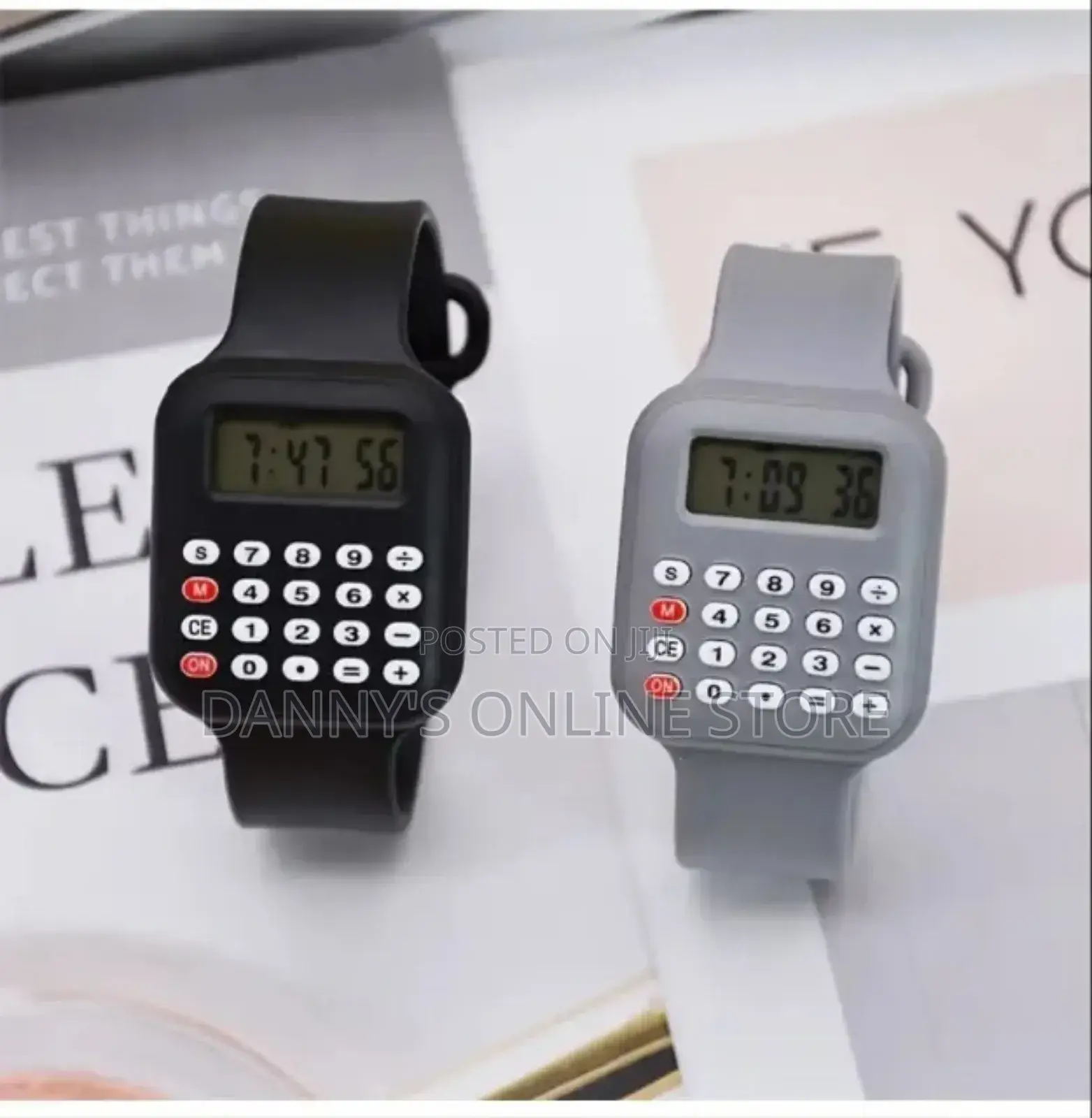 Digital Watch With Calculator