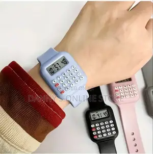 Digital Watch With Calculator