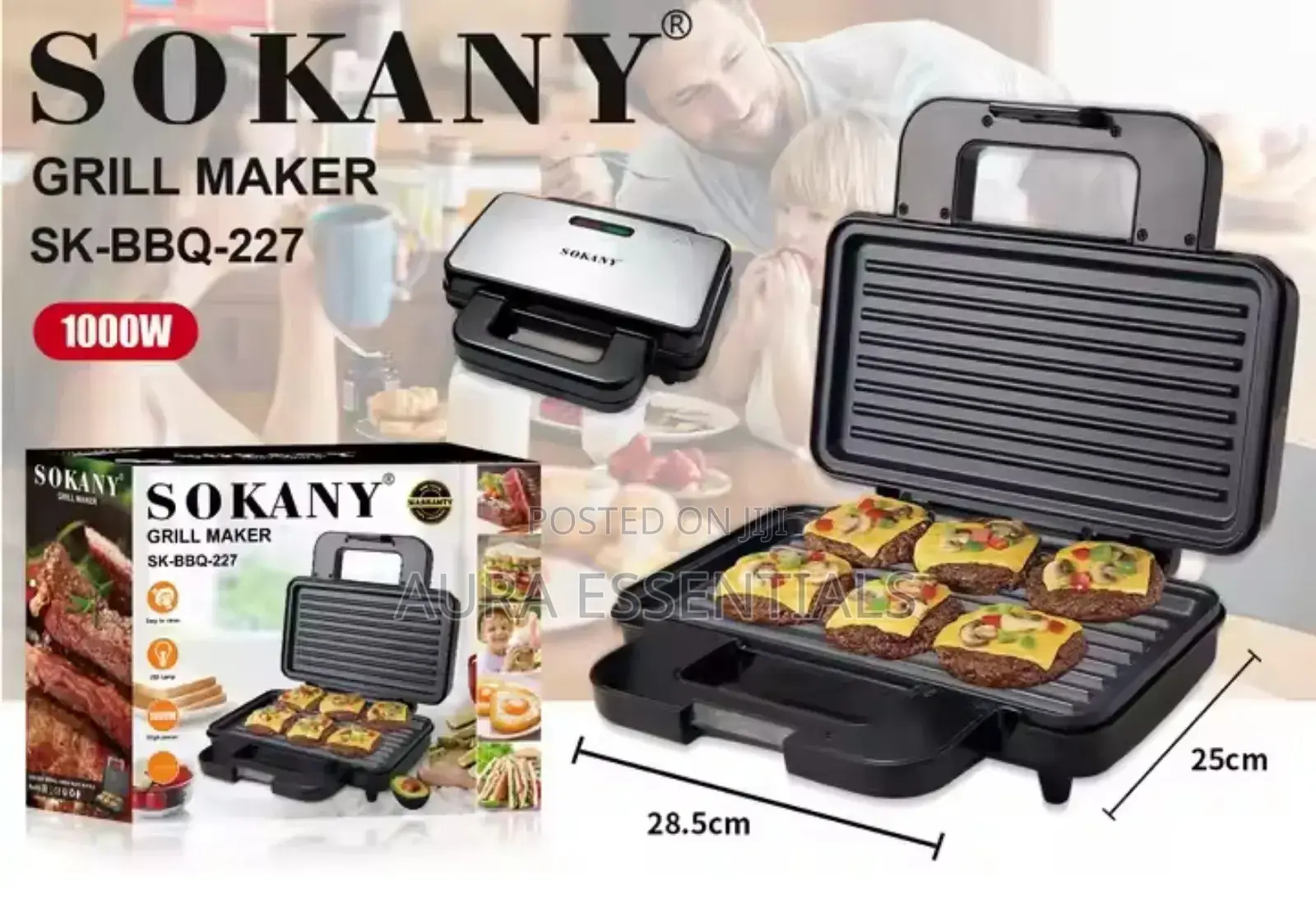 Sokany Grill and Sandwich Maker