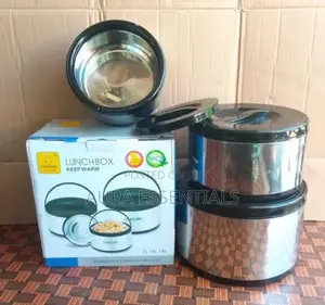 New Set of Lunch Box Round Leak-Proof Black