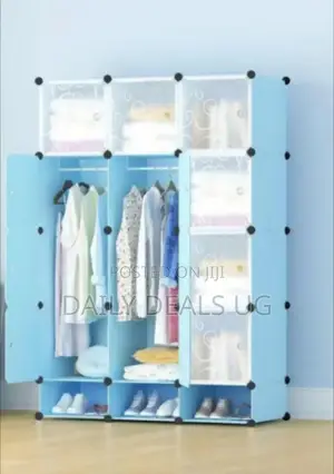 Blue Plastic Wardrobe