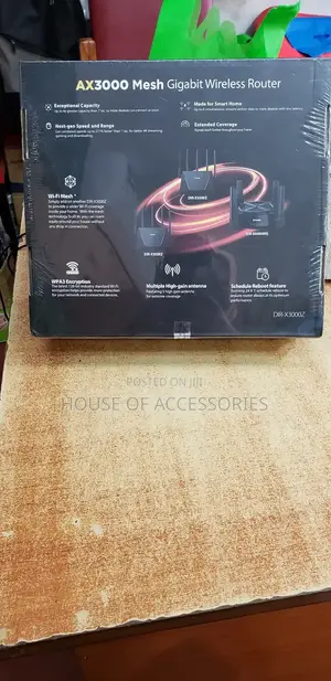 Dlink Ax3000 Mesh Gigabite Wireless Router