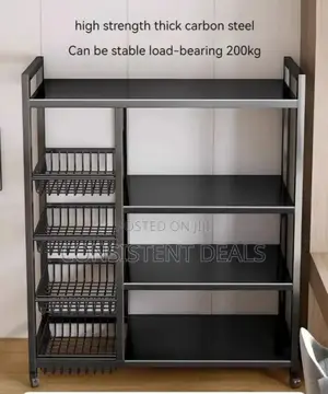 Carbon Steel Kitchen Storage Rack