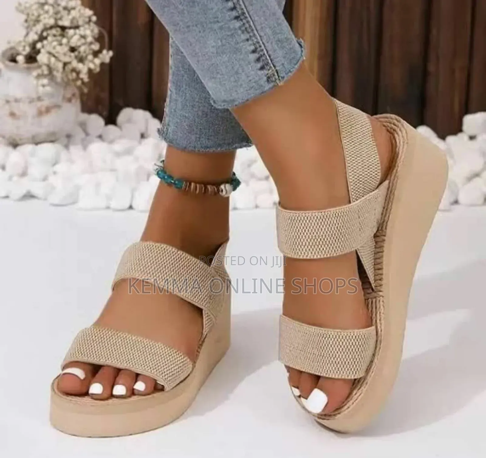 Slip on Strap Sandals