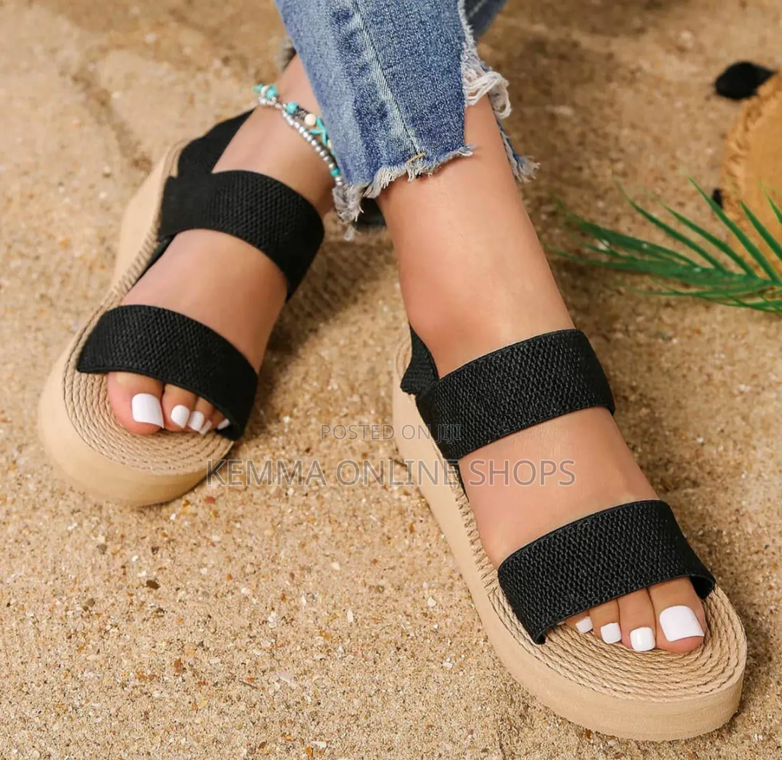 Slip on Strap Sandals
