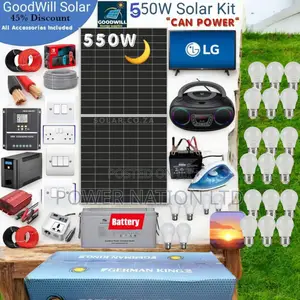 550w Solar Energy System Full Kit