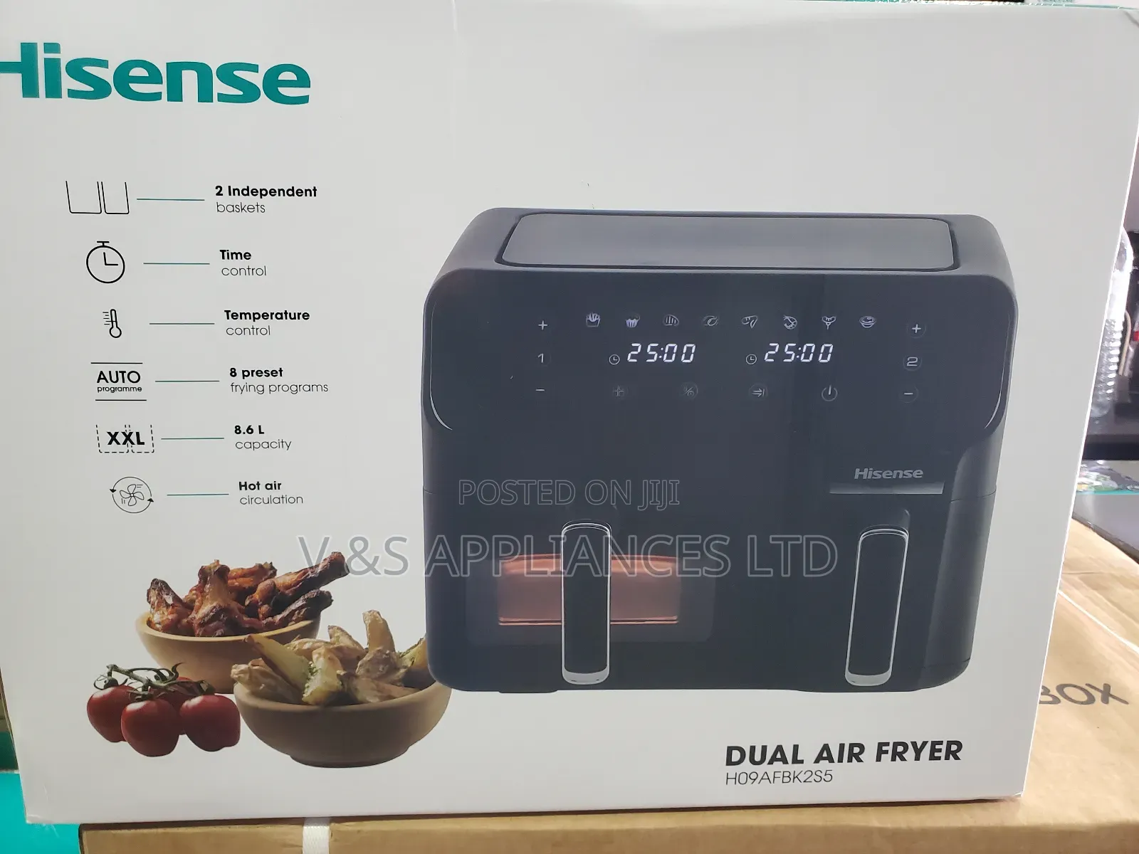 Hisense Double Airfryer