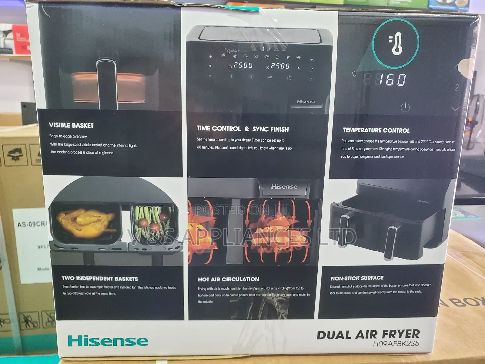 Hisense Double Airfryer
