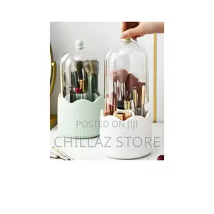 Rotating Makeup Brush Holder.