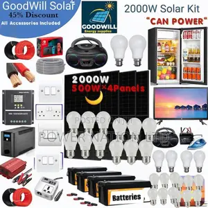 2000w Solar Energy System Full Kit