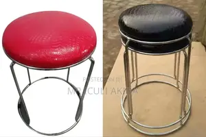 Round Comfortable Strong Load Bearing Aluminium Legs Stool