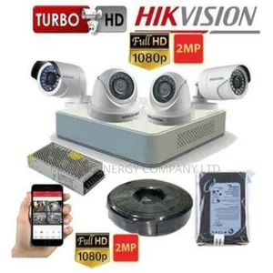 4 Channel CCTV Cameras Full Kit DHDH
