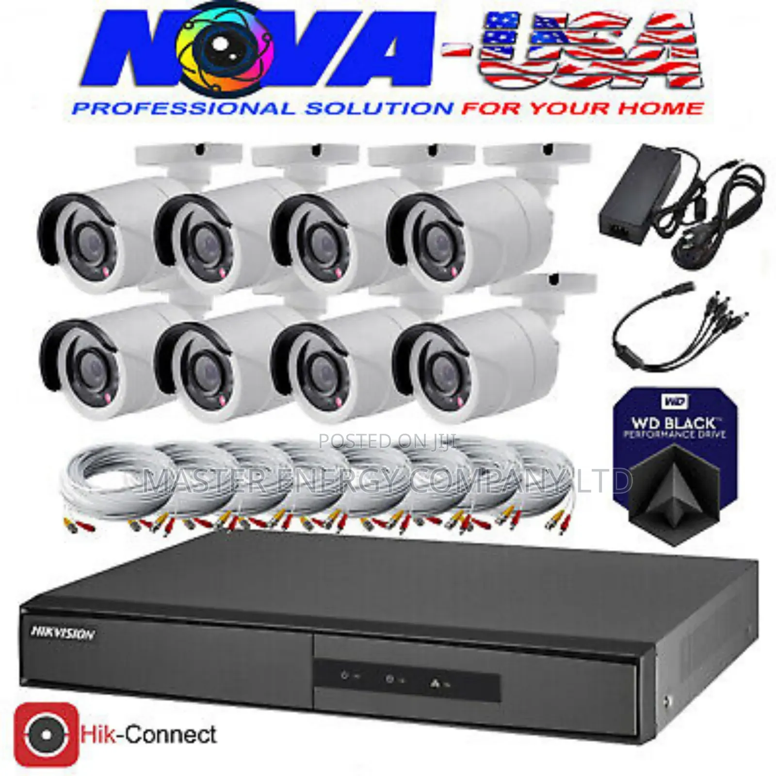 8 Channel 2mp CCTV Cameras Full Kit Kinhg