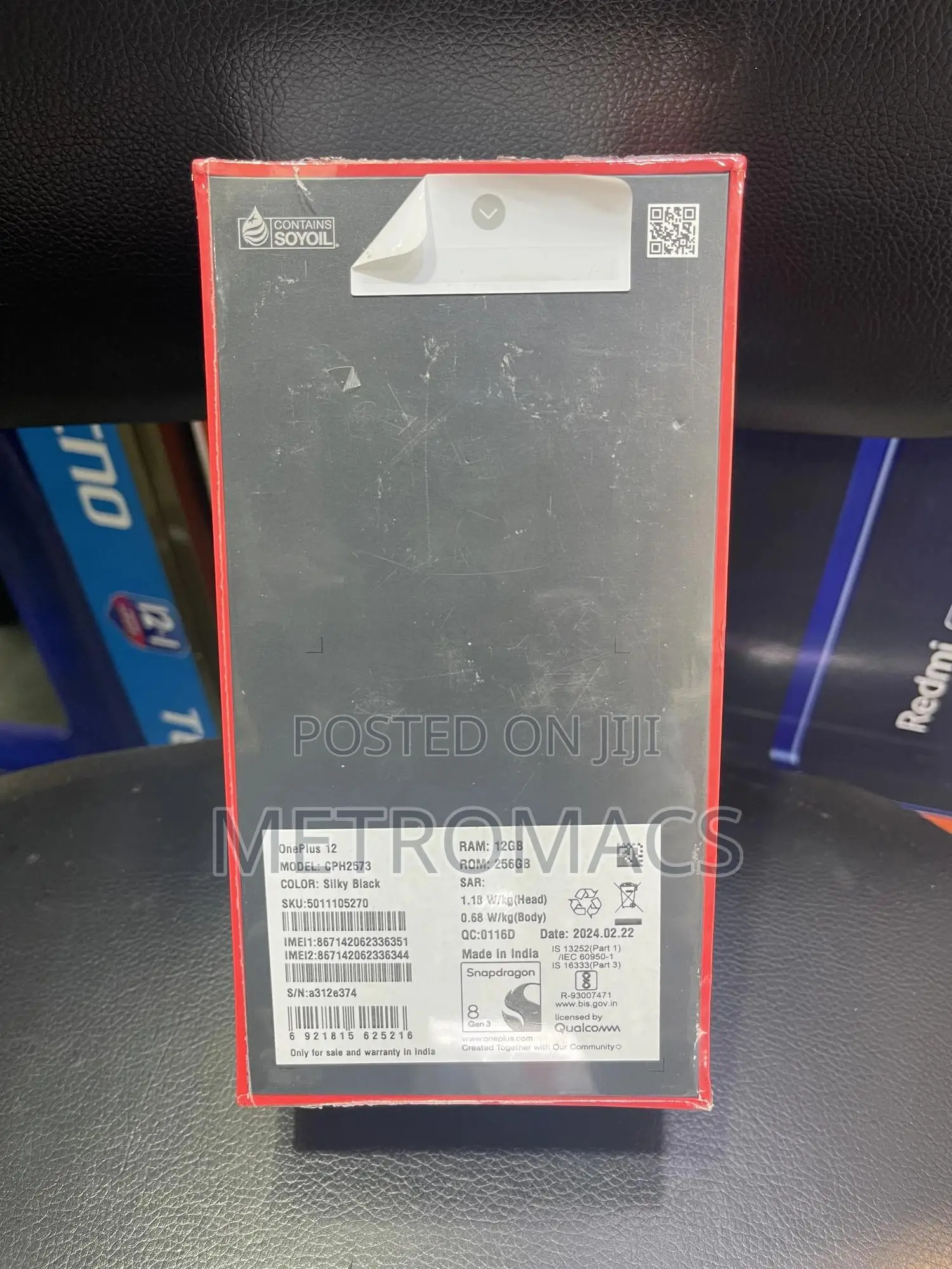 New OnePlus 12 256 GB Gray