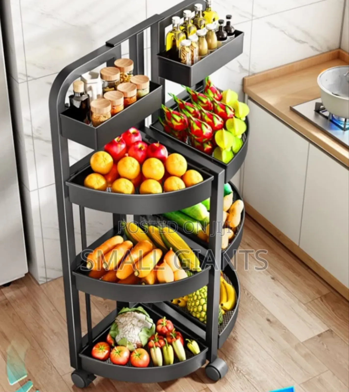 Heavyduty Kitchen Pantry Cart With Wheels