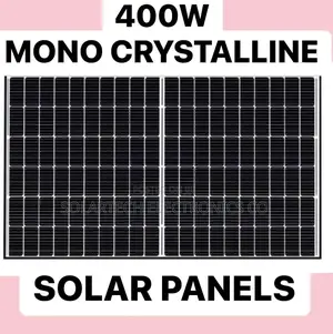 400W Mono Crystalline Panels/ Sun Power