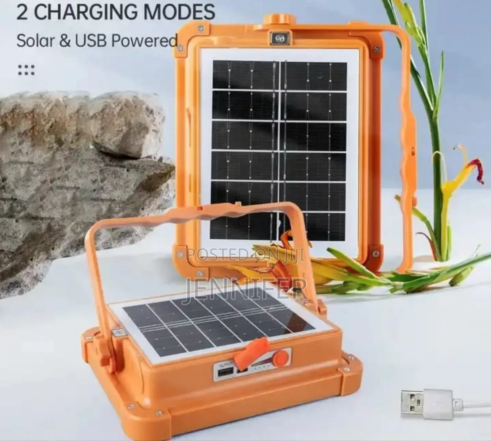 Rechargeable Solar Flood Light