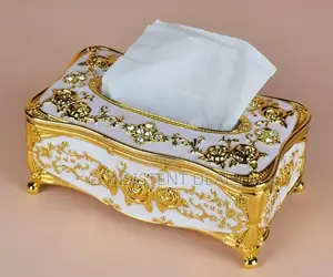 Golden Tissue Holder