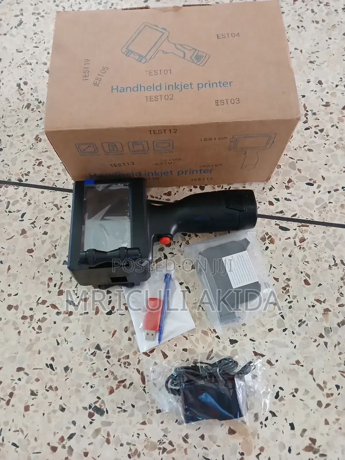 Portable Handheld Rechargeable Inkjet Printer