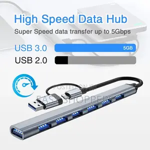 7 in 2 Usb Hub Type C Adapter