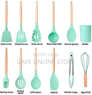 Set 12pcs Non-Stick Heat Resistant Silicone Cooking Sets