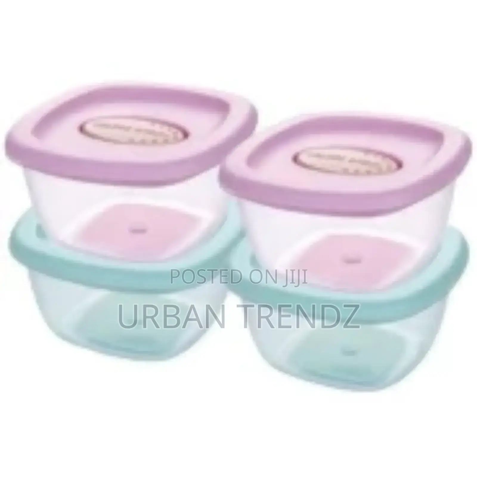 4pc Baby Food Storage Container Boxes – Multi-Colour